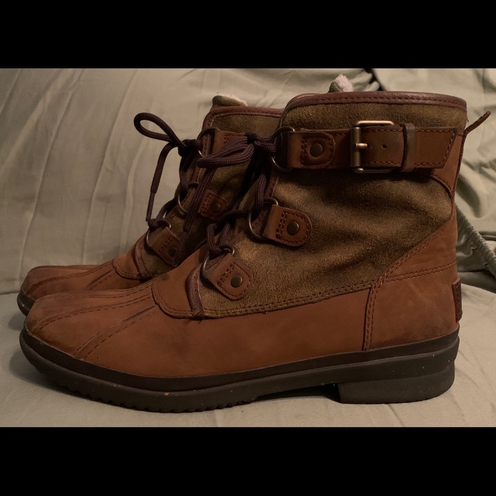 UGG Australia Waterproof Lace Up Insulated Booties